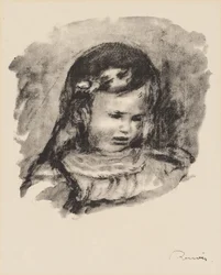 Claude Renoir, a cabeça baixa