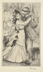 Dance in the Countryside, c.1890 (gravura em solo macio)