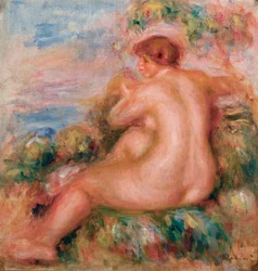 Nu feminino em uma paisagem, 1915