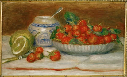 Morangos (óleo sobre tela)