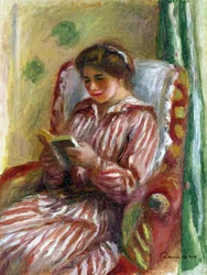 Gabrielle Reading - Pintura de Pierre Auguste Renoir (1841-1919)