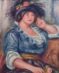 Menina com uma Rosa, 1913, 1923