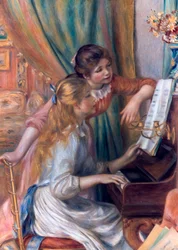 Meninas no piano, 1892