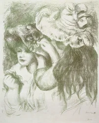Pin do chapéu, primeira placa; Le Chapeau Epingle, Premiere Planche, c.1897