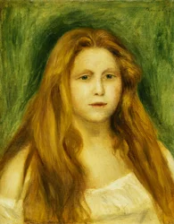 Cabeça de menina; Cabeça de uma jovem garota, 1888