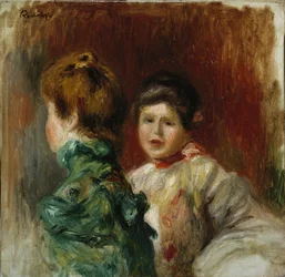 Heads of Two Women, c.1895 (óleo sobre tela)