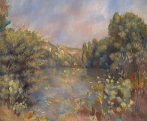 Paisagem à beira do lago, c. 1889