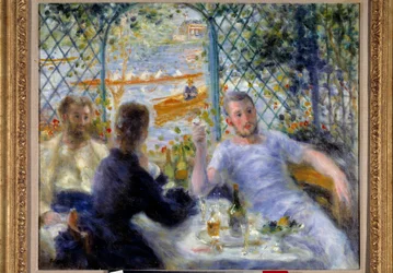 Almoço no restaurante Fournaise ou almoço dos remadores