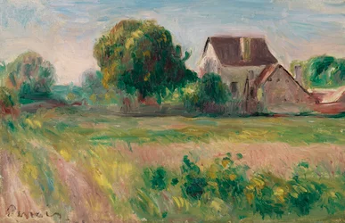 Casas em Essoyes, c. 1890.
