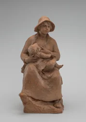 Maternidade: Madame Renoir e Filho, c. 1916.