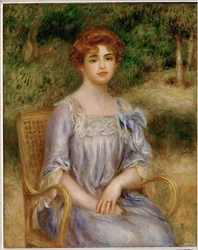Mme Gaston Bernheim de Villiers, nascida Suzanne Adler (óleo sobre tela)