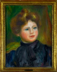 Retrato de Mulher Pintura de Pierre Auguste Renoir (1841-1919) 1916 Dim 0,35 x 0,27 m Paris musee du Louvre Menção obrigatória: Doação Helene e Victor Lyon