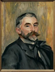 Retrato do poeta Stephane Mallarme (óleo sobre tela)