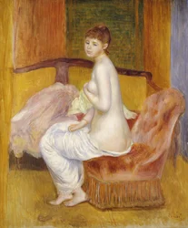 Nu sentado, Descansando, 1885