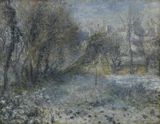 Paisagem coberta de neve, 1870-1875