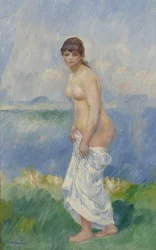 Banhista de pé, c.1885