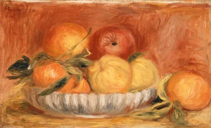 Natureza morta com maçãs e laranjas; Natureza Morte aux pommes et laranjas, final de 1890 "s