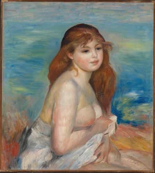 A banhista loura, c. 1887