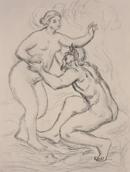 O rio Scamander, c.1900 (gravura)