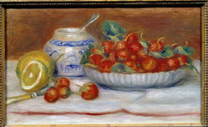 A Pintura de Morangos de Pierre Auguste Renoir (1841-1919)
