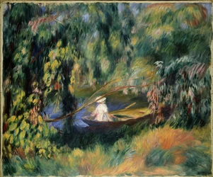 O barco, cerca de 1878.