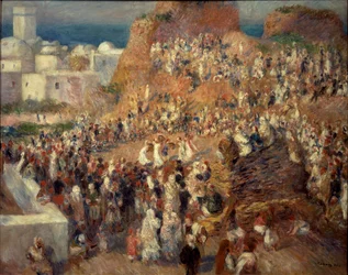 A mesquita ou festival árabe em Argel