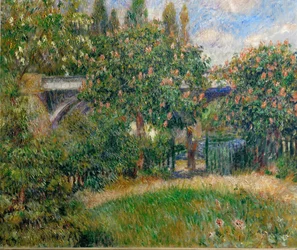 A ponte ferroviária do Chato (pintura sobre tela)