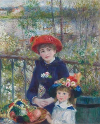 Duas Irmãs no Terraço, 1881.