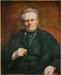 William Sisley, pai do pintor Alfred Sisley (óleo sobre tela)