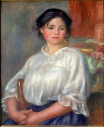 Menina sentada