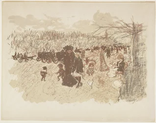 Avenida no Bois de Boulogne, c. 1898 (publicado em 1899)