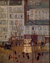 Boulevard de Clichy Painting de Pierre Bonnard (1867-1947) 1904 Bruxelas, Coleção dr. G. Daelemans