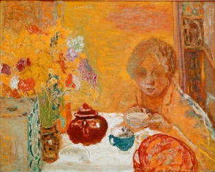 Café da manhã por Pierre Bonnard (1867-1947) c.1932