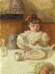 Criança com Gatos, c.1906 (óleo sobre tela)