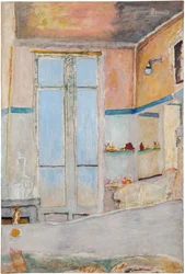 Na casa de banho, c. 1940