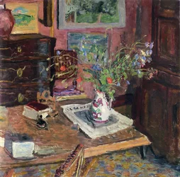 Interior com flores, c. 1910