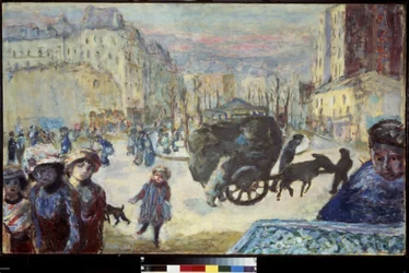 Manhã em Paris (Manhã em Paris). Pintura de Pierre Bonnard (1867-1947)