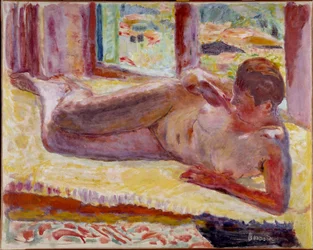 Pintura em camada nua de Pierre Bonnard (1867-1947) Coleção Privada do século 20