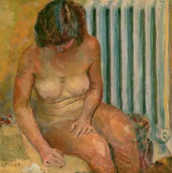 Nu junto ao radiador, 1928