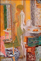 Nu em frente ao gelo Pintura de Pierre Bonnard (1867-1947) 1933 Dim. 152x102 cm Veneza, Galleria d