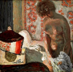 Nu com lâmpada Pintura por Pierre Bonnard (1867-1947) 1910-1911 Dim. 75,5x75 cm Berna, Coleção Hans R. Coleção Hahnloser