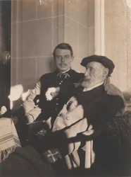 Pierre-Auguste e Jean Renoir, c. 1916.