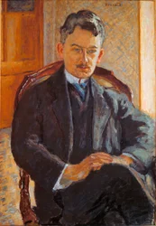Retrato de GB Georges Besson: crítico de arte e colecionador,