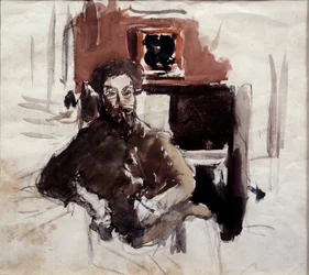 Auto-Retrato Pintura de Pierre Bonnard (1867-1947) Colecção Privada do século XX