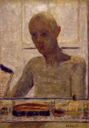 Auto-retrato em um espelho de barbear, 1935
