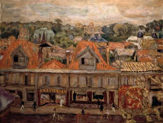 Rua em Arcachon. 1930 (óleo sobre tela)