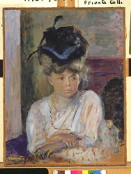 O chapéu de fita azul, 1912