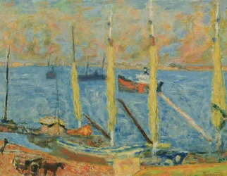 O porto de St. Tropez, 1930