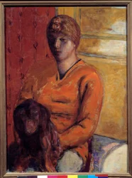 A mulher-cão. Pintura de Pierre Bonnard (1867-1947), século XX. Grenoble, Musee des Beaux Arts.