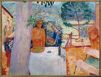 O terraço em Vernon (pintura sobre tela)